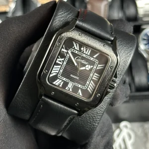 Cartier Santos ( Black Dial )